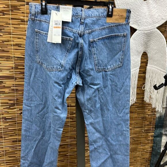 Calvin Klein Mens Denim Mid Rise Straight Leg Jeans Size 33W x 32L - Picture 3 of 3